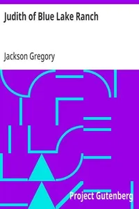 Judith of Blue Lake Ranch — Jackson Gregory cover
