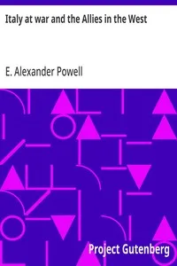 Italy at war and the Allies in the West — E. Alexander (Edward Alexander) Powell cover