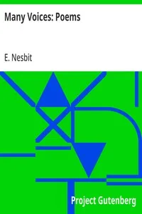 Many Voices: Poems — E. (Edith) Nesbit cover