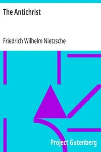The Antichrist — Friedrich Wilhelm Nietzsche cover