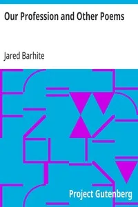 Our Profession and Other Poems — Jared Barhite cover