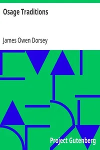 Osage Traditions — James Owen Dorsey cover