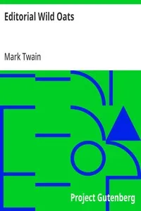 Editorial Wild Oats — Mark Twain cover