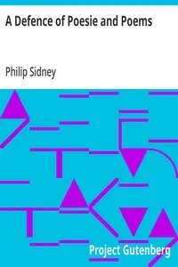 A Defence of Poesie and Poems — Philip Sidney cover