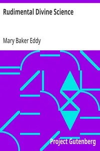 Rudimental Divine Science — Mary Baker Eddy cover