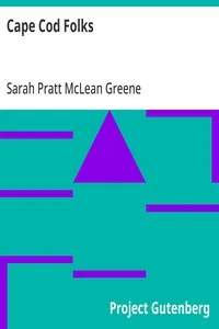 Cape Cod Folks — Sarah Pratt McLean Greene cover