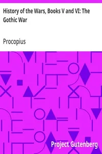 History of the Wars, Books V and VI: The Gothic War — Procopius cover