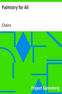 Palmistry for All — Cheiro cover
