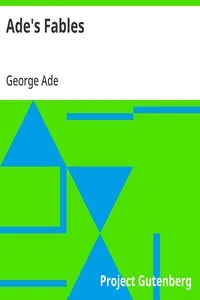 Ade's Fables — George Ade cover