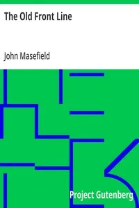 The Old Front Line — John Masefield cover