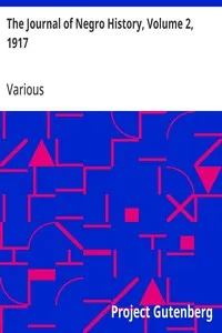 The Journal of Negro History, Volume 2, 1917 — Various cover