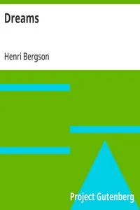 Dreams — Henri Bergson cover