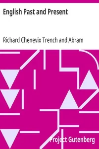 English Past and Present — Richard Chenevix Trench cover