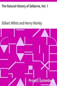 The Natural History of Selborne, Vol. 1 — Gilbert White cover