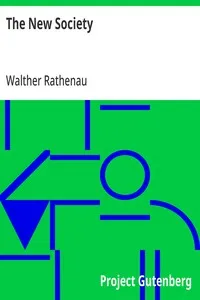 The New Society — Walther Rathenau cover