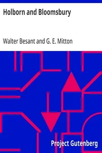Holborn and Bloomsbury — Walter Besant cover