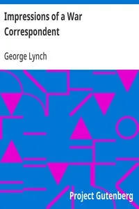 Impressions of a War Correspondent cover