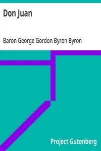 Don Juan — George Gordon Byron, Baron Byron cover