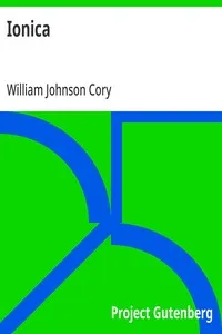 Ionica — William Johnson Cory cover