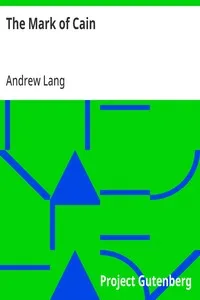The Mark of Cain — Andrew Lang cover