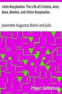 Little Busybodies: The Life of Crickets, Ants, Bees, Beetles, and Other Busybodies — Jeannette Augustus Marks cover
