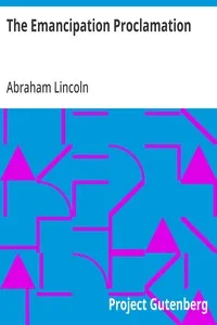 The Emancipation Proclamation — Abraham Lincoln cover