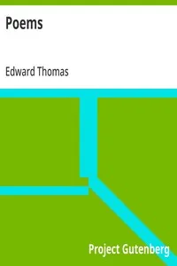 Poems — Edward Thomas cover