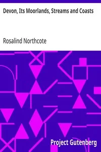 Devon, Its Moorlands, Streams and Coasts — Rosalind Northcote cover
