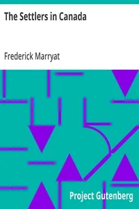 The Settlers in Canada — Frederick Marryat cover