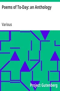 Poems of To-Day: an Anthology — Various cover