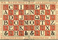 An Alphabet of Celebrities — Oliver Herford cover