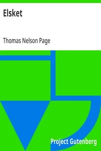 Elsket: 1891 — Thomas Nelson Page cover