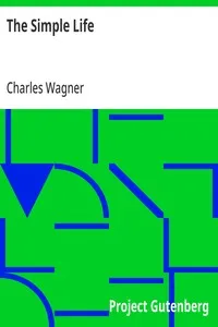 The Simple Life — Charles Wagner cover