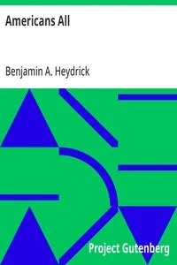 Americans All: Stories of American Life of To-Day — Anonymous cover