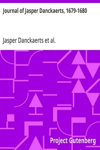 Journal of Jasper Danckaerts, 1679-1680 — Jasper Danckaerts cover