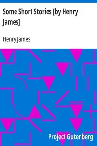 Some Short Stories [by Henry James] cover