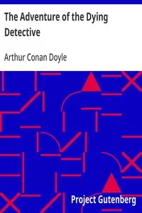 The Adventure of the Dying Detective — Arthur Conan Doyle cover