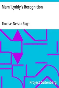 Mam' Lyddy's Recognition: 1908 — Thomas Nelson Page cover