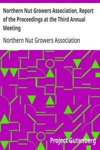 Northern Nut Growers Association, Report of the Proceedings at the Third Annual Meeting: Lancaster, Pennsylvania, December 18 and 19, 1912 — Anonymous cover