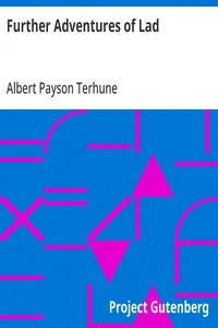 Further Adventures of Lad — Albert Payson Terhune cover