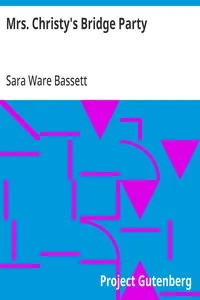 Mrs. Christy's Bridge Party — Sara Ware Bassett cover