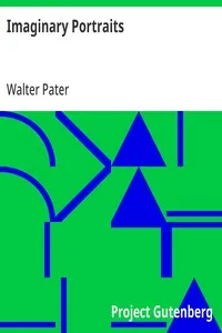 Imaginary Portraits — Walter Pater cover