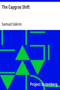 The Capgras Shift — Samuel Vaknin cover