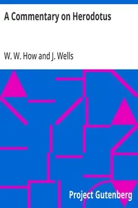 A Commentary on Herodotus cover