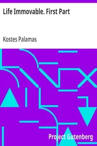 Life Immovable. First Part — Kostes Palamas cover