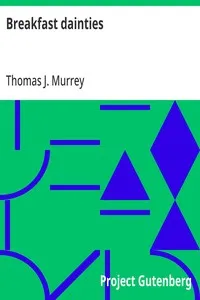 Breakfast dainties — Thomas J. (Thomas Jefferson) Murrey cover