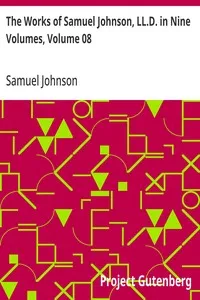 The Works of Samuel Johnson, LL.D. in Nine Volumes, Volume 08: The Lives of the Poets, Volume II — Samuel Johnson cover