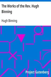 The Works of the Rev. Hugh Binning — Hugh Binning cover