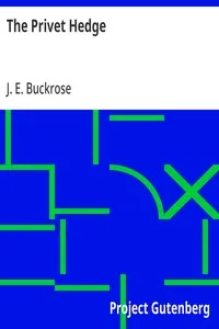 The Privet Hedge — J. E. Buckrose cover