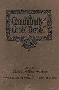 The Community Cook Book — Anonymous cover